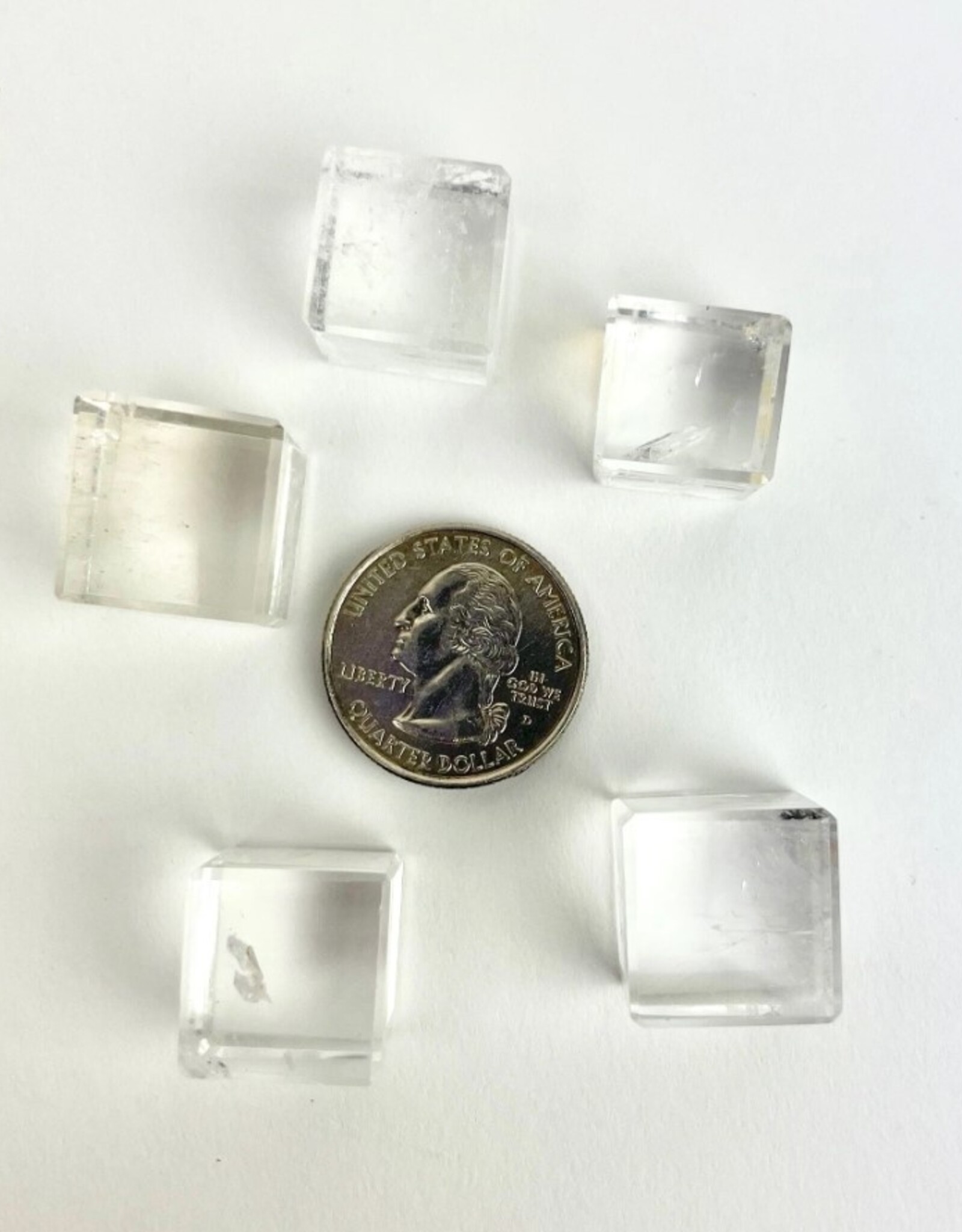 Clear Quartz Cube Pendant
