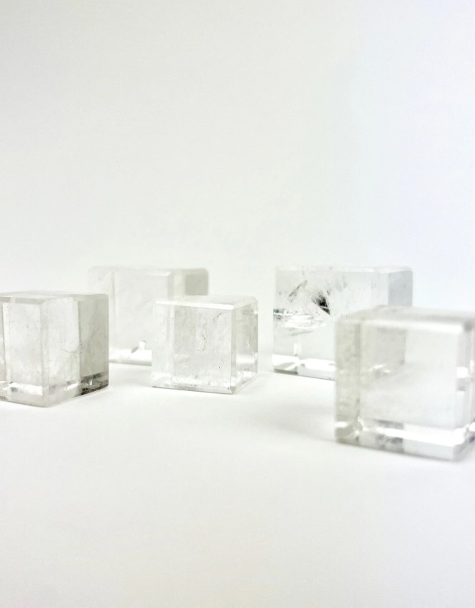 Clear Quartz Cube Pendant