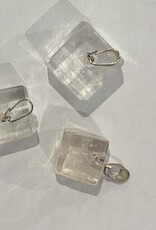 Clear Quartz Cube Pendant