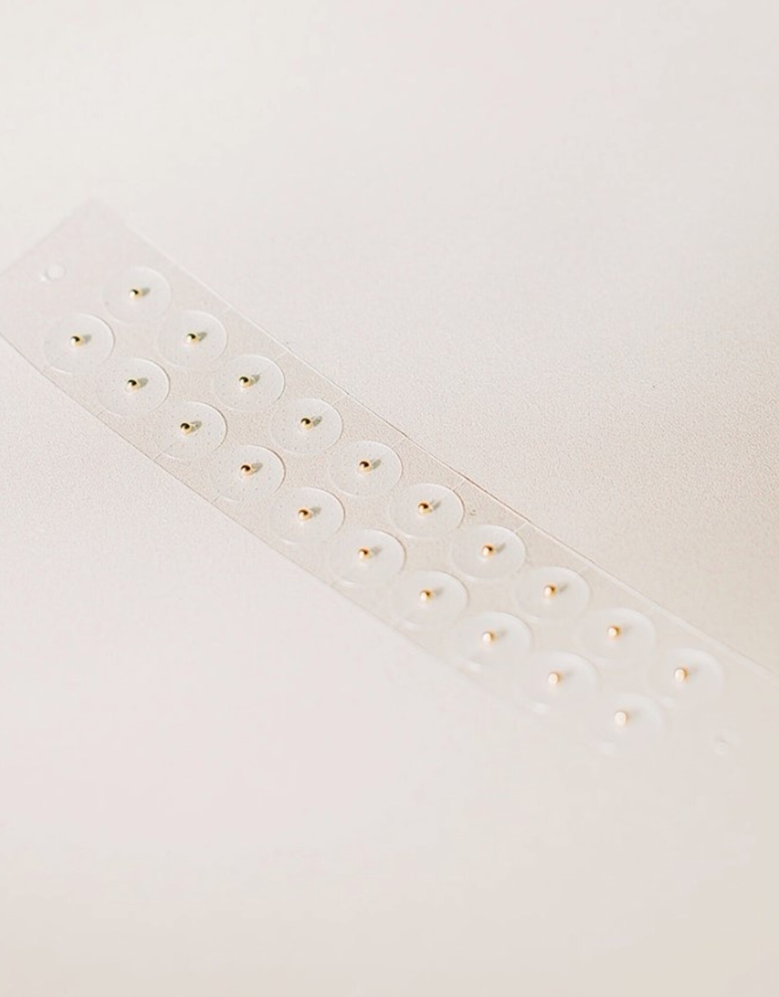 *24K Gold Acupuncture Ear Seeds 60 Pc - 3 Strips