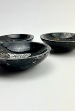 Orthoceras Fossil Bowl | 120mm | Morocco
