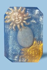 Crystal Infused Bar Soap Return of the Sun 7oz Yule Holiday Inspired