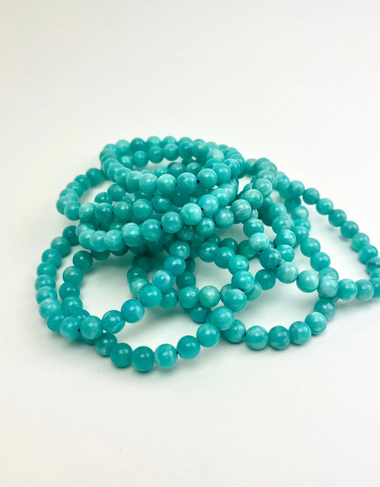 Healing Crystal Bead Bracelet | Amazonite