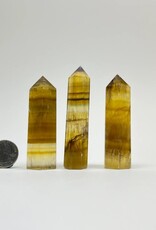 Yellow Fluorite | Polished Points | 80-90mm