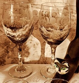 Wine Glass | Stemmed | Blame It on the Moon