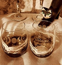 Wine Glass | Stemless | Blame It on the Moon