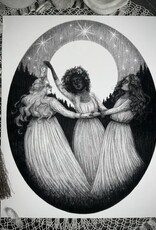 Sisters of the Moon Fine Art Print - Coven of Witches 8x10