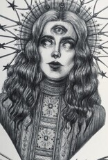 The Oracle Fine Art Print - Gothic Illustration 8x10