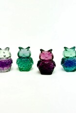 Fluorite | Mini Owl Carving | 15-20mm Fluorite | Mini Owl Carving | 15-20mm