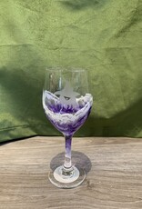 Wine Glass | Stemmed | Resting Witch Face