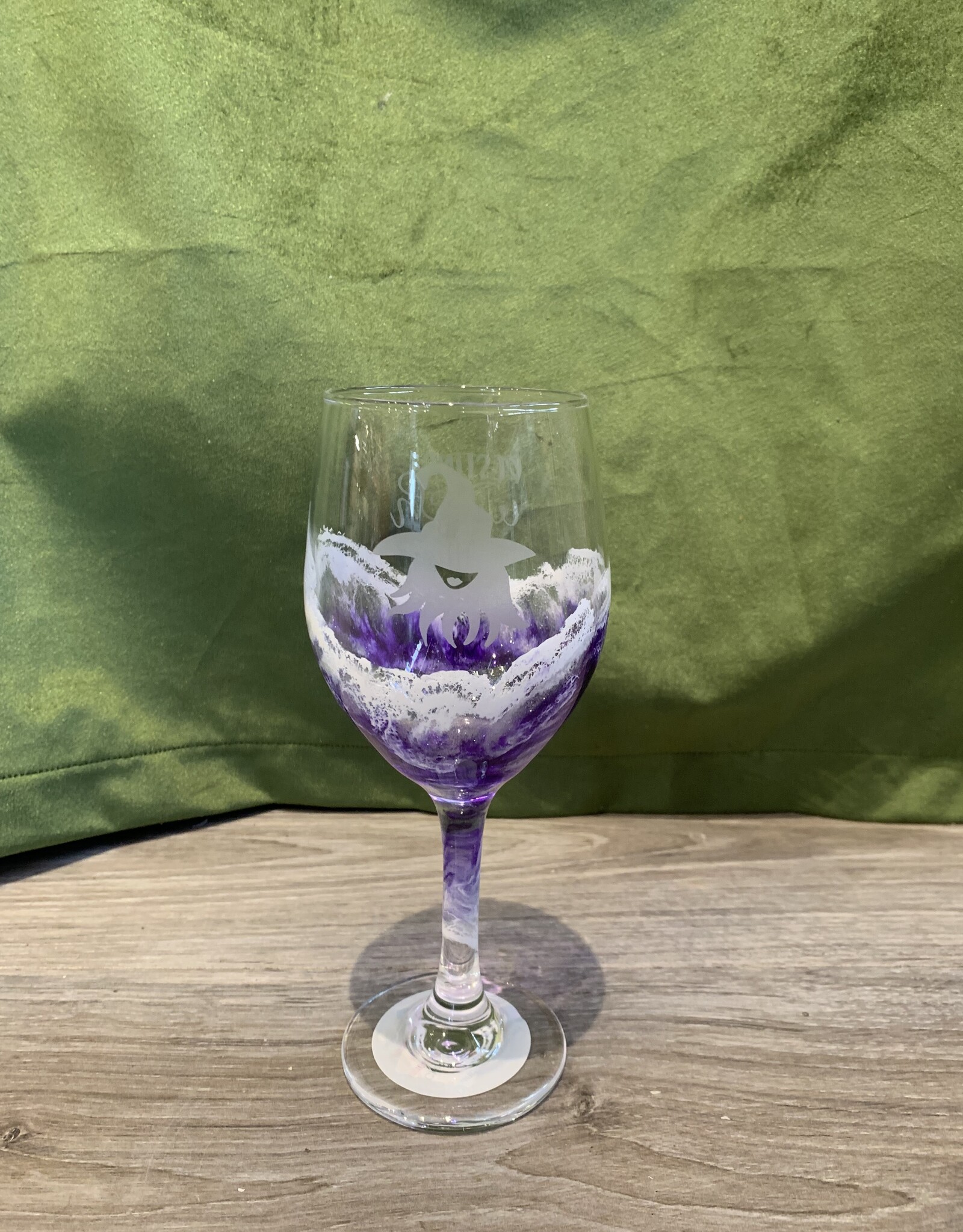 Wine Glass | Stemmed | Resting Witch Face