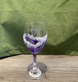 Wine Glass | Stemmed | Resting Witch Face