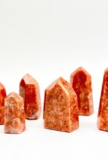 Orange Calcite (A-Grade) | Polished Point 50-75MM | Brazil