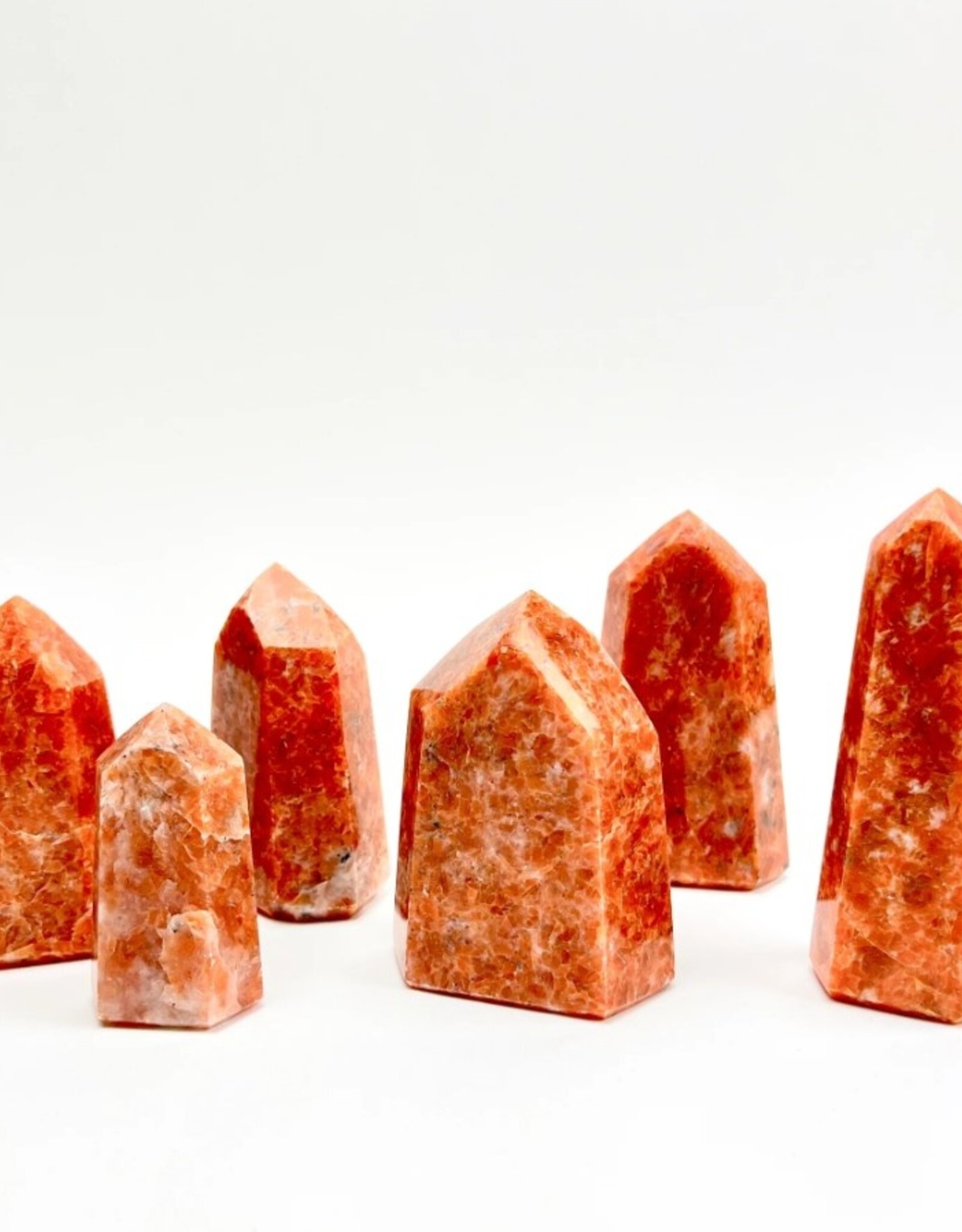 Orange Calcite (A-Grade) | Polished Point 50-75MM | Brazil