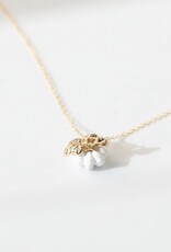 *Dainty Pumpkin Charm Necklace | Gold