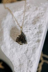 *Dark Muse Crystal Necklace Obsidian