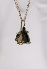 *Dark Muse Crystal Necklace Obsidian