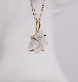 *Dark Muse Crystal Necklace Clear Quartz