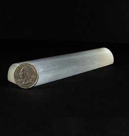 Selenite "Moonrise" Half Cylinder | 15cm | Morocco