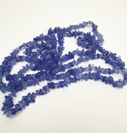 Crystal Chip Necklace | 36" | "A" Grade | Tanzanite