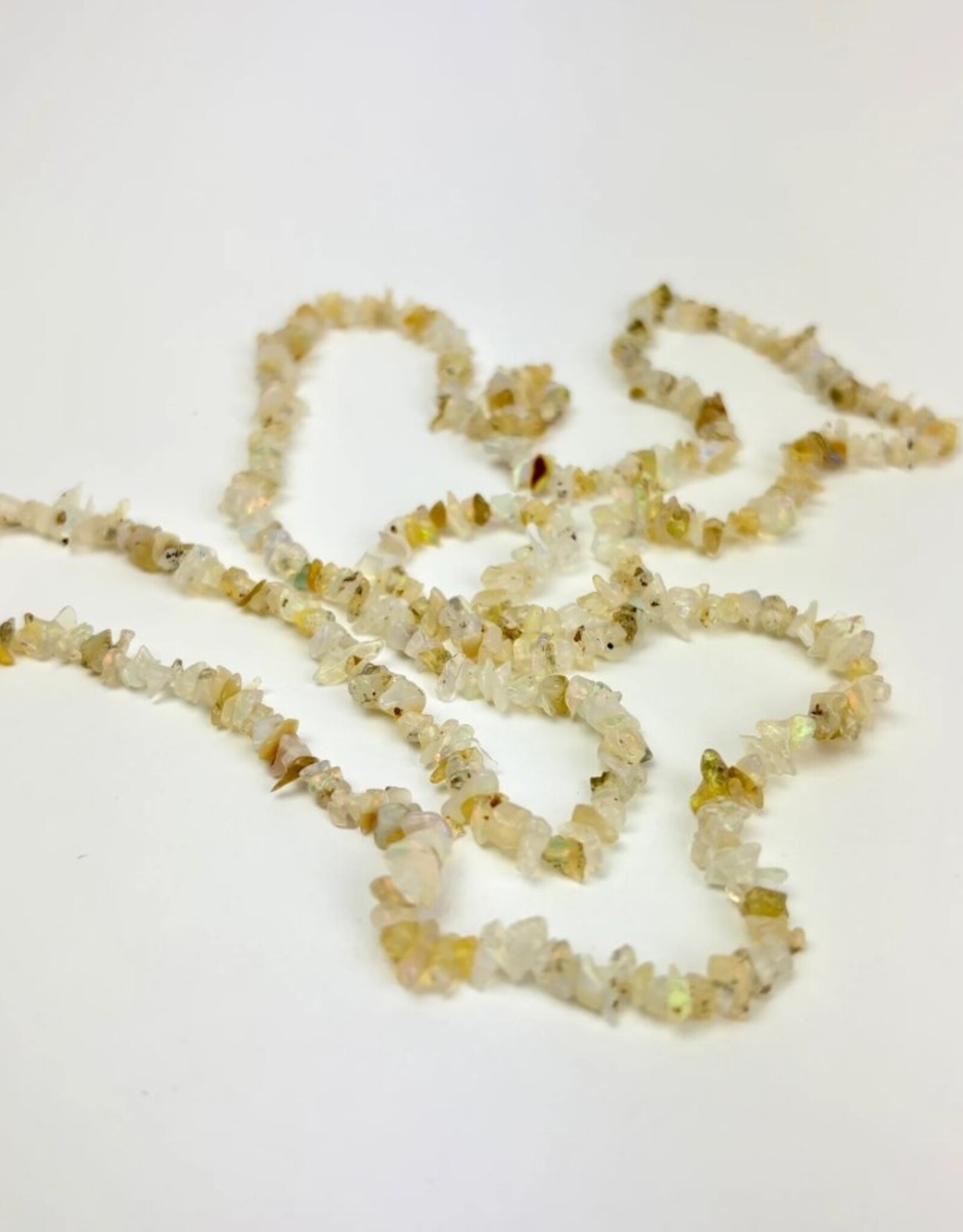 Crystal Chip Necklace | 36" | "A" Grade | Ethiopian Opal