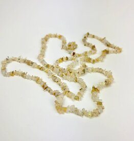 Crystal Chip Necklace | 36" | "A" Grade | Ethiopian Opal