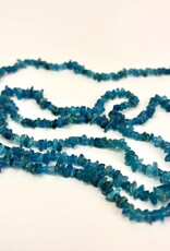 Crystal Chip Necklace | 36" | "A" Grade | Apatite