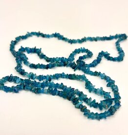 Crystal Chip Necklace | 36" | "A" Grade | Apatite