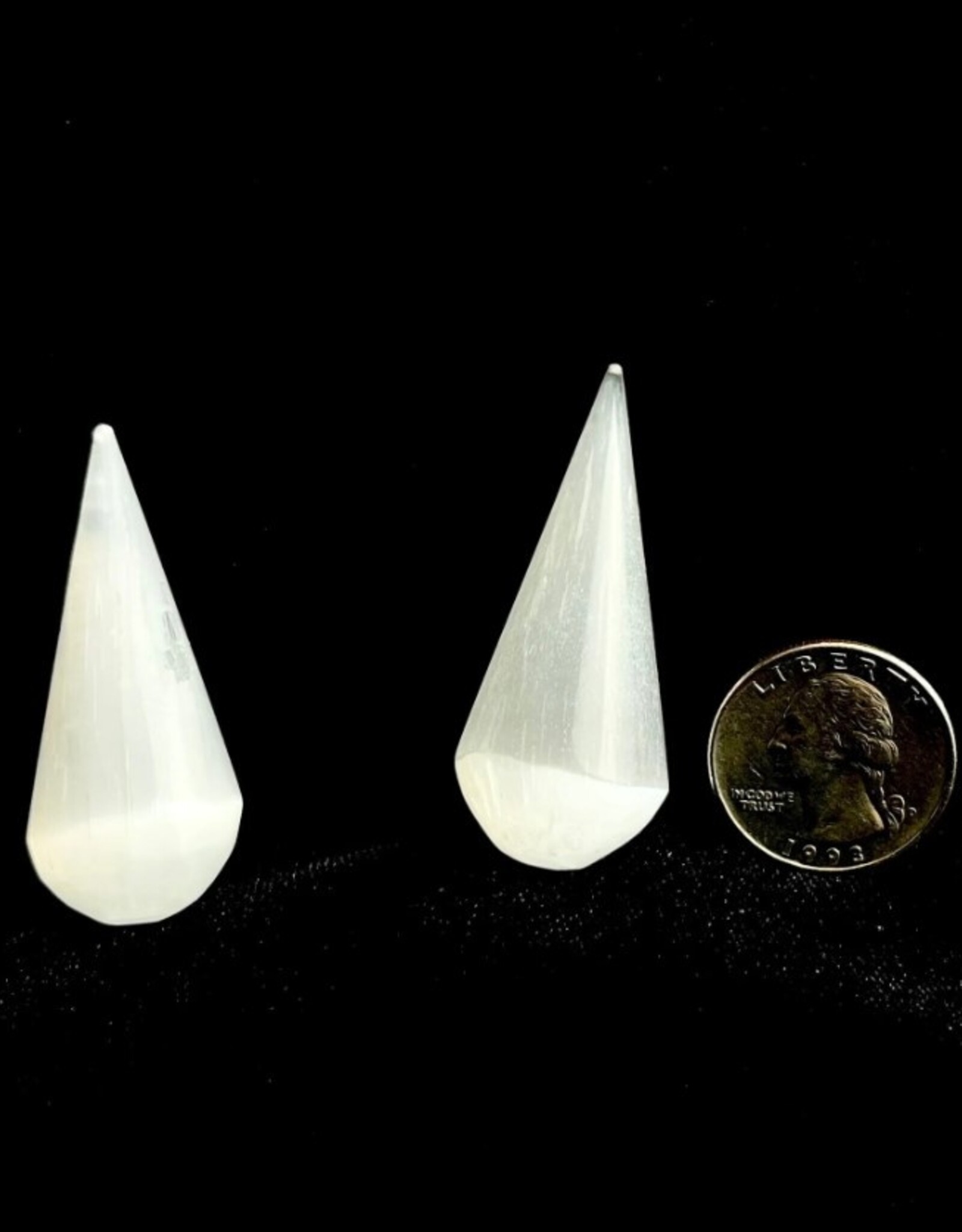 Selenite Moon Drops