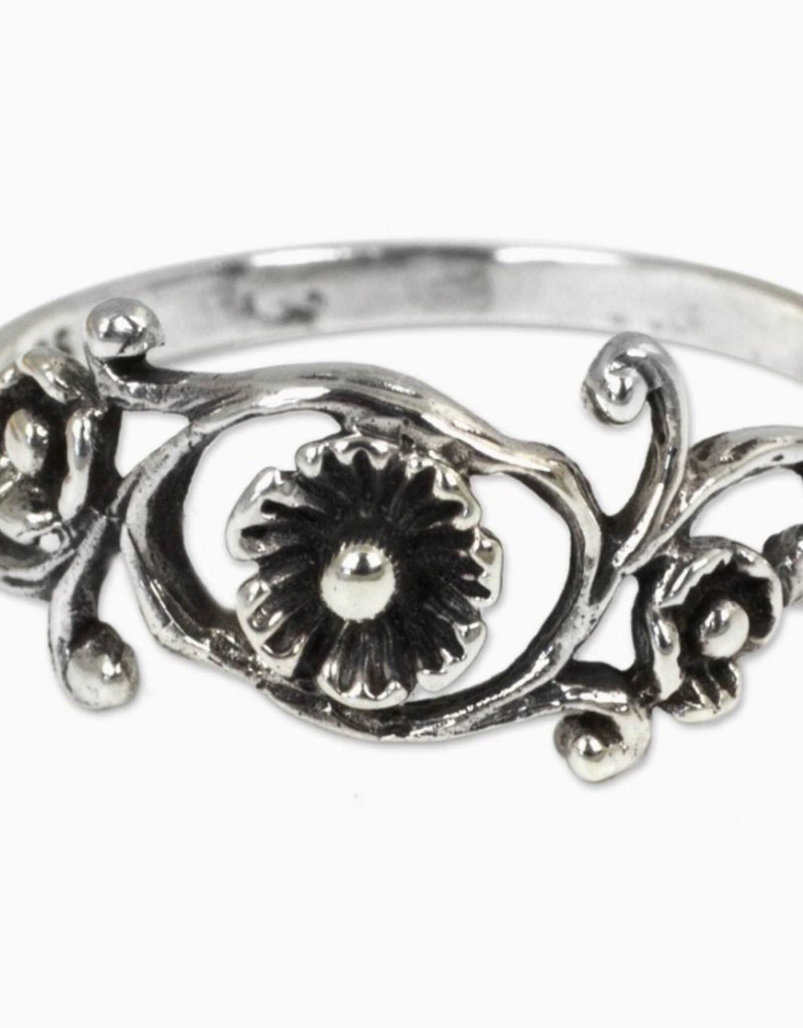 *Lotus rose flower - Silver 7