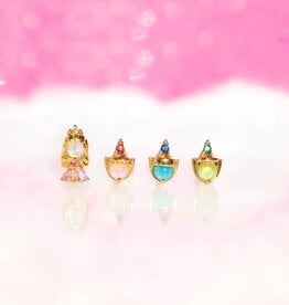 *Sleeping Beauty Earring set - gold