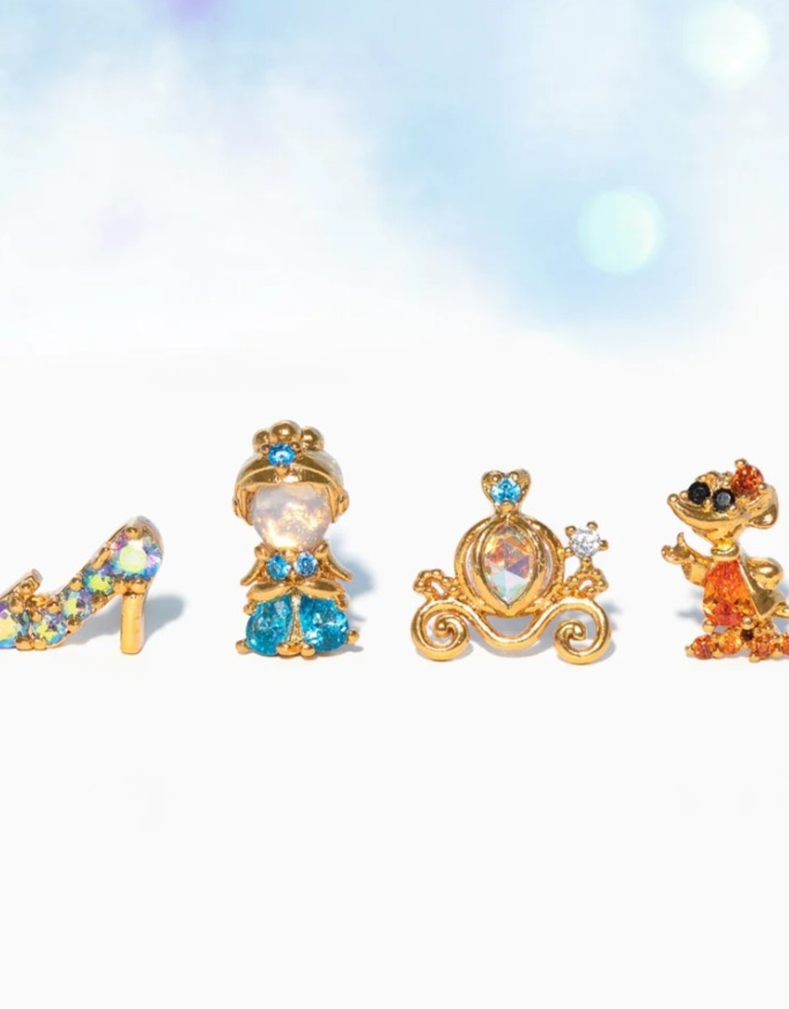 *Cinderella Earring Set - Gold