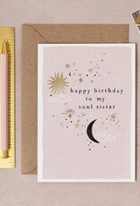 Soul Sister Birthday Card | Luxury Female Birthday Cards