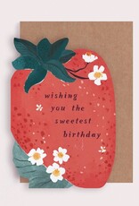 Sweet Strawberry Birthday Card | Kids Birthday Card