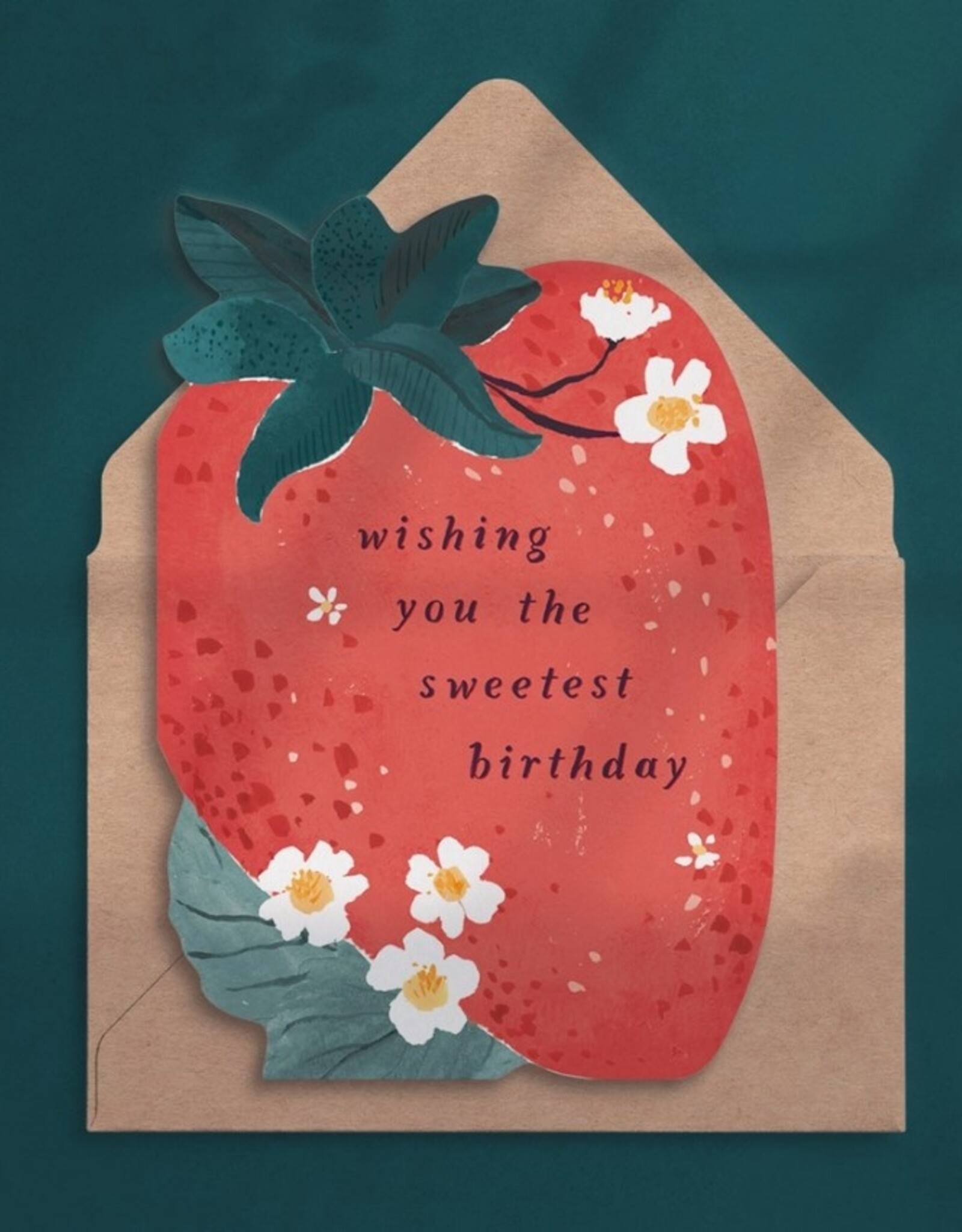 Sweet Strawberry Birthday Card | Kids Birthday Card