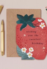Sweet Strawberry Birthday Card | Kids Birthday Card