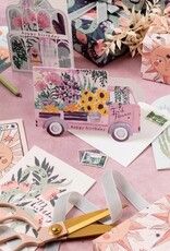 Flower Truck Birthday Card | Female Birthday Card | Floral