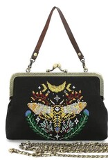 *Skull Head Moth Vintage Kisslock Bag