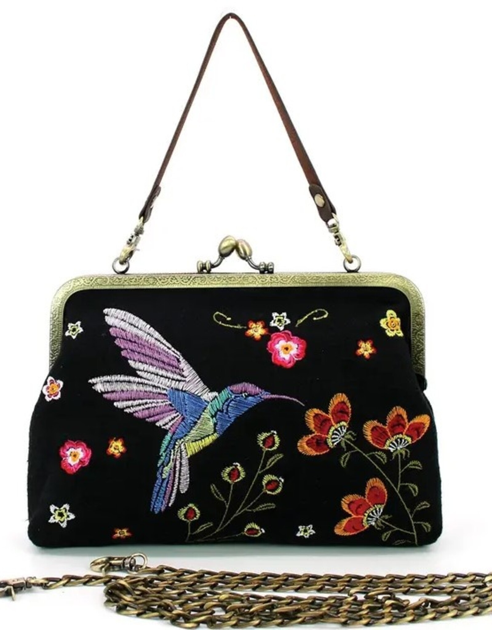 Hummingbird Kisslock Bag