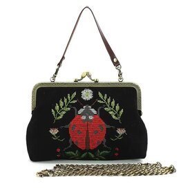 *Lady Bug Vintage Kisslock Bag