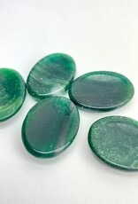 Crystal "Worry Stone" Palmstones | "A" Grade | India | Green Aventurine
