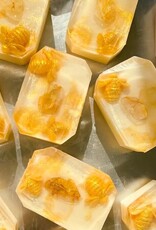 -Crystal Infused Bar Soap Honey Drop