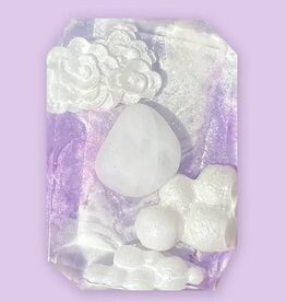 *Crystal Infused Bar Soap Lavender Drift