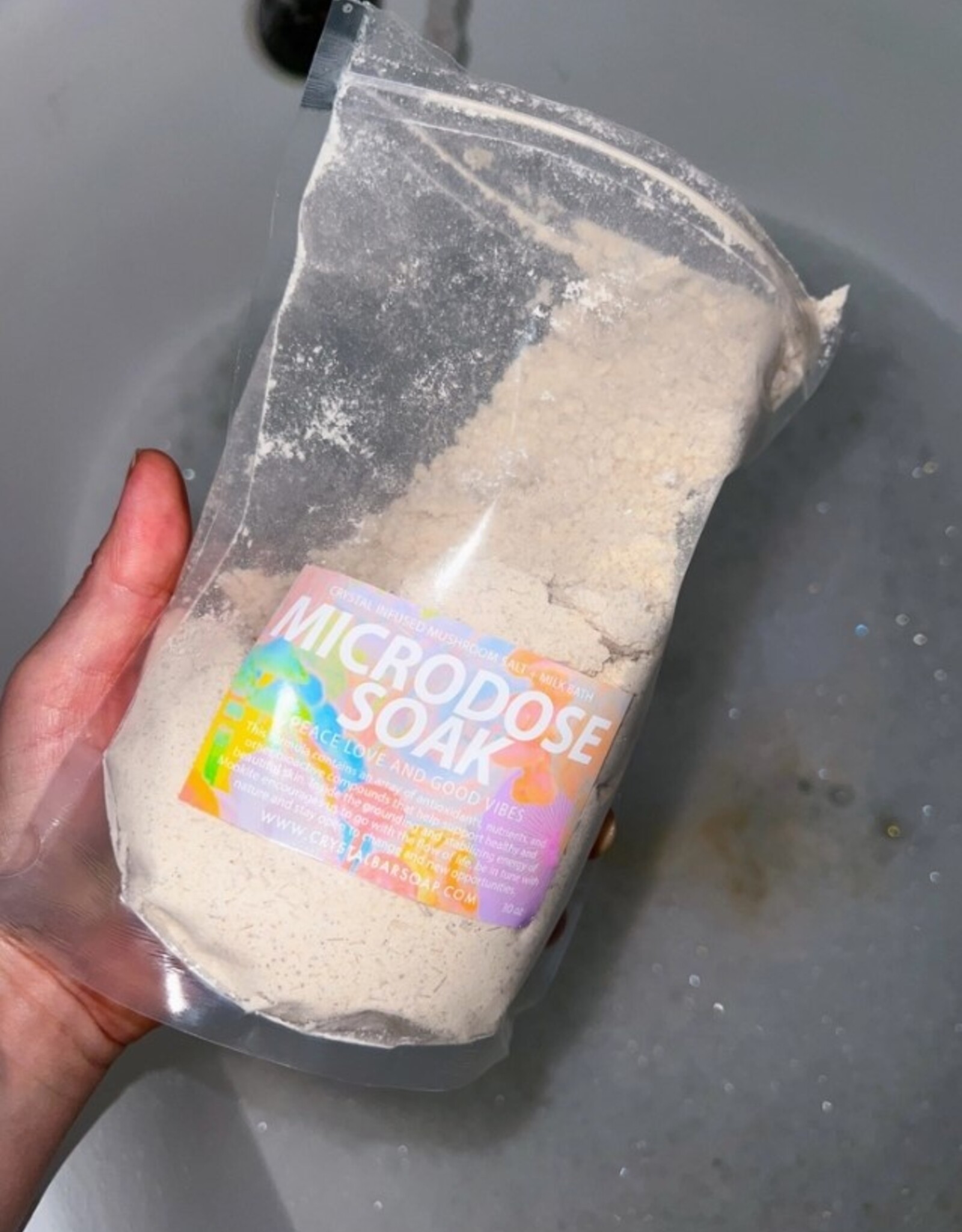 Microdose Mushroom Milk Bath Soak 7 oz