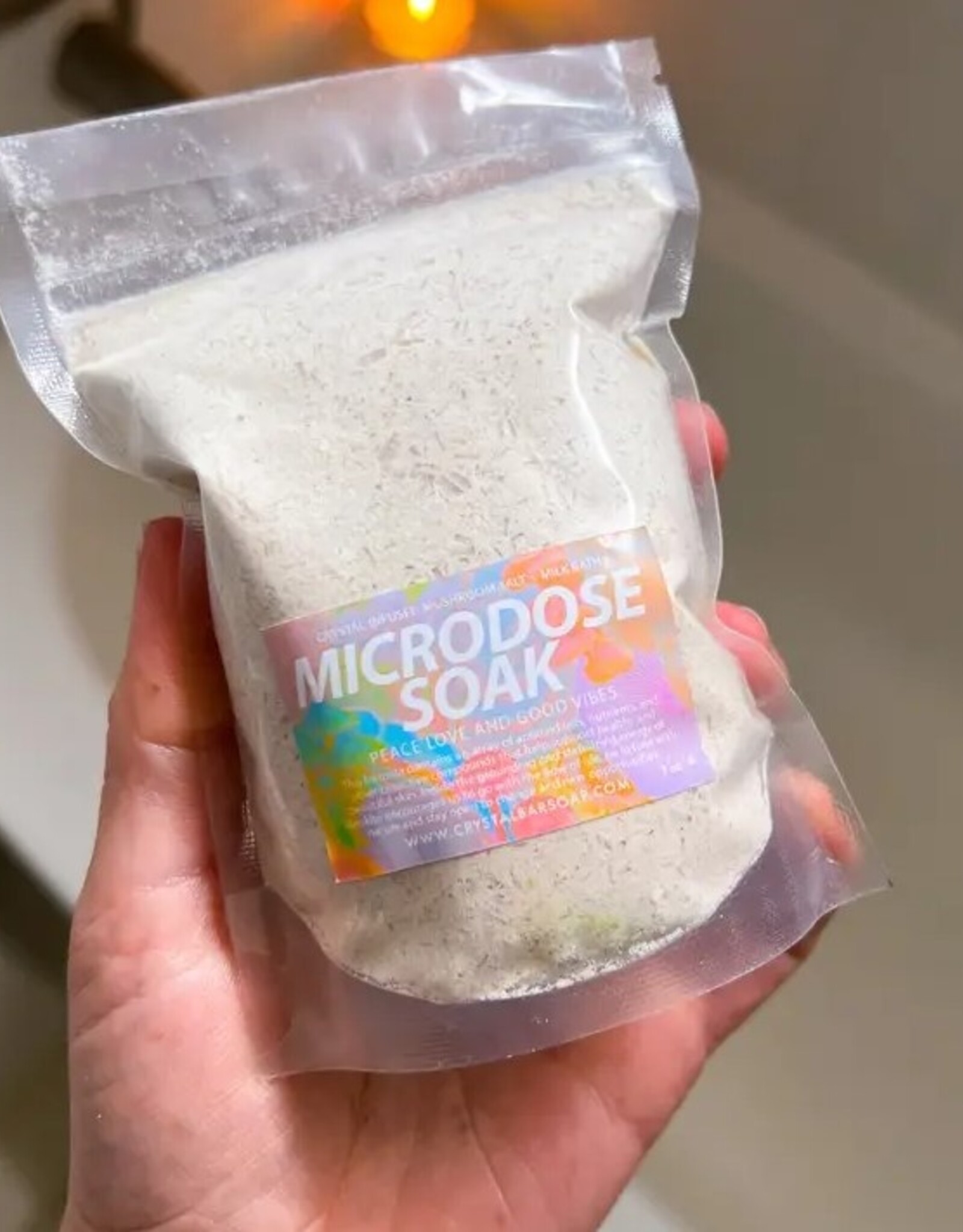 Microdose Mushroom Milk Bath Soak 7 oz