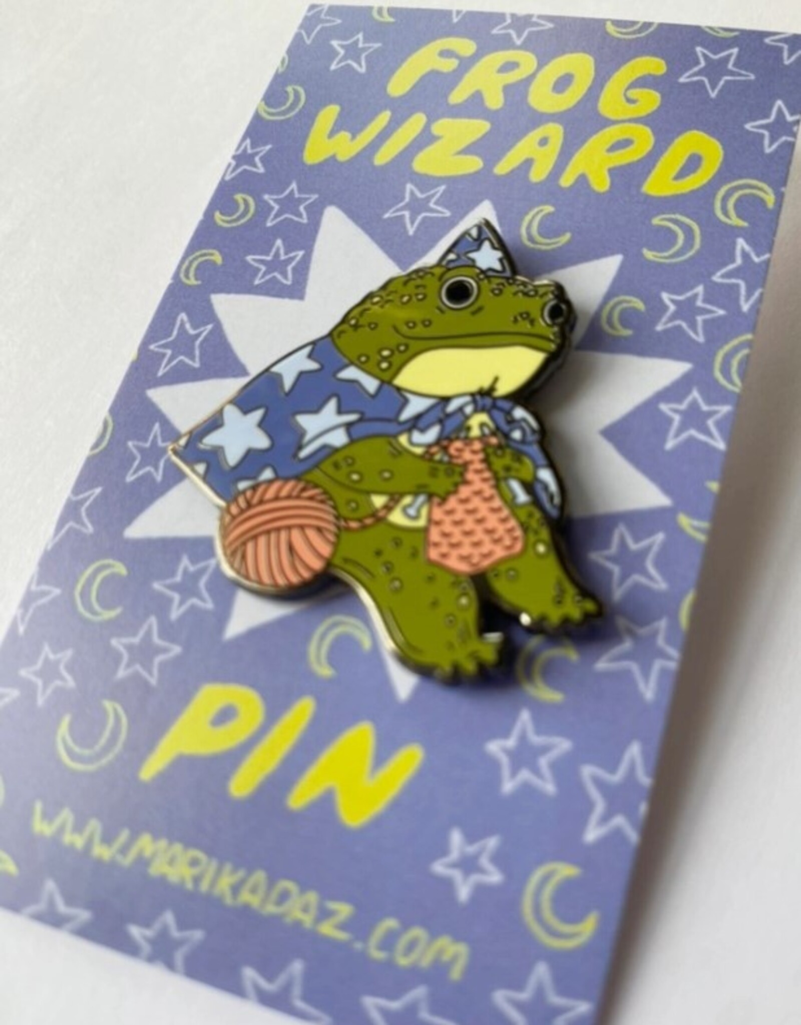 Frog Wizard Pin