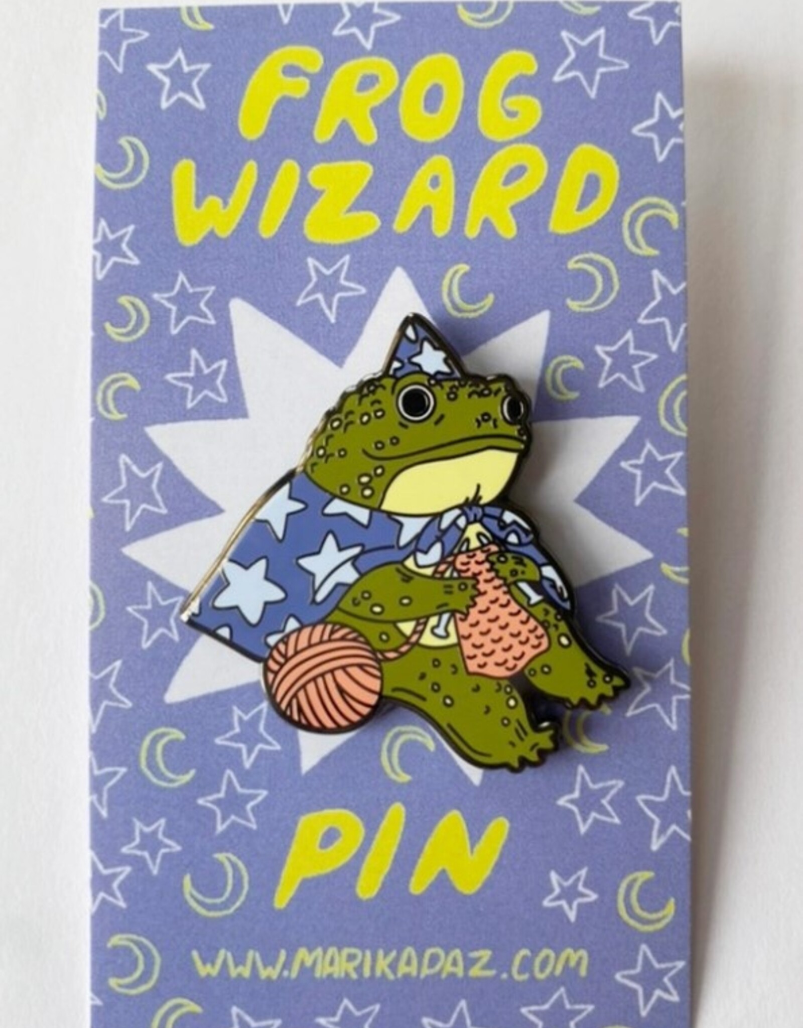 Frog Wizard Pin
