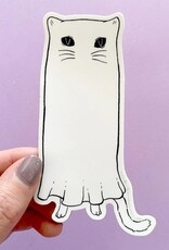 -Floating Ghostie Vinyl Sticker