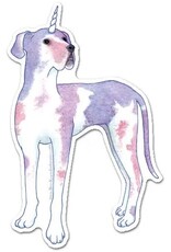 -Great Dane Dogicorn Vinyl Sticker