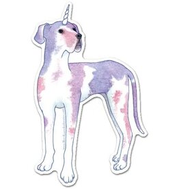 -Great Dane Dogicorn Vinyl Sticker